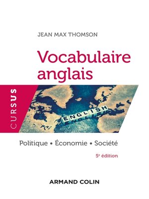 cover image of Vocabulaire anglais--5e éd.